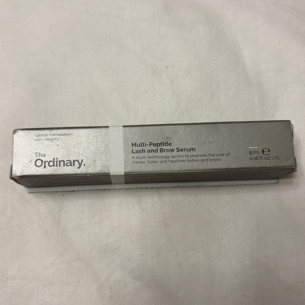 The Ordinary Last and Brow Serum Never Opened